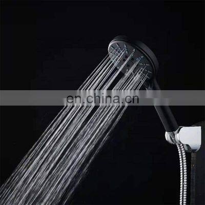 Matt Black Accessorie Overhead Rainfall Silver Set Plastic Tops Top Rain Shower Head photo-2