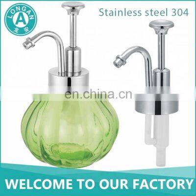 Trade Assurance Multi-Colors 304 Stainless Steel 16 Oz Glass Plastic Clear Glass Bottle With Pump Dispenser With Lid photo-2
