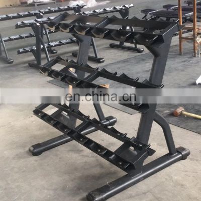 ASJ-DS026 three layer dumbbell rack fitness equipment machine commercial gym equipment