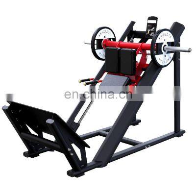 Gym Power Free Weights Manufacturer Fitness Equipment Plate Loaded Linear Hack Squat Fitness Equipment