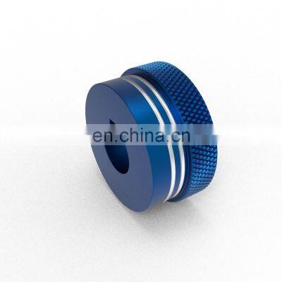 Knurling metal machining parts customized cnc machining service