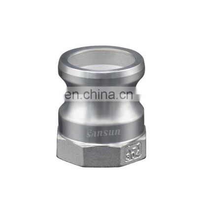 Stainless Steel Sanitary Camlock And Groove Adapter Female NPT Type A