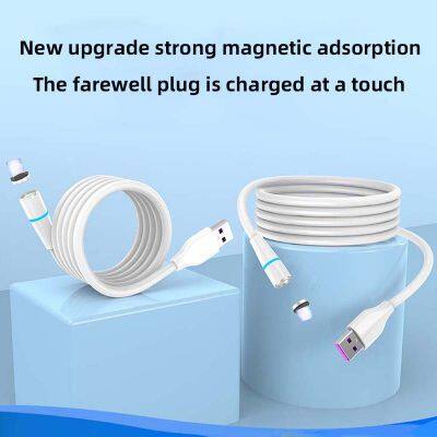 High Quality Cell Phone Cable Magnetic Usb Charger 3 In 1 Usb Charging Data Led Usb Cable photo-4