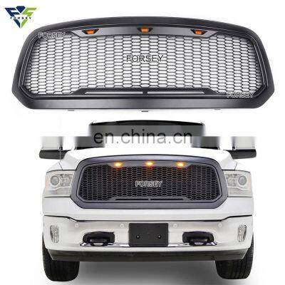 Pickup ABS front grille with LED light For Dodge Ram 1500 2013-2017 Grille Auto parts Off Road 4x4 Repal Style