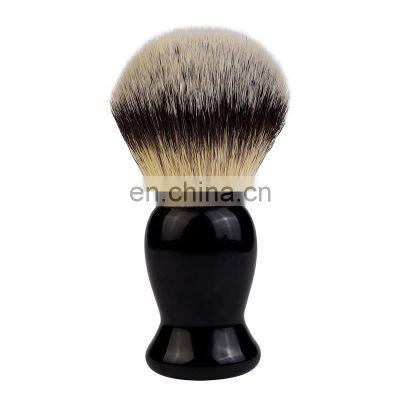 High Quality Mens Badger Hair Shaving Kit for Men Facial Brush Synthetic Hair Shaving Brushes in Stock photo-2