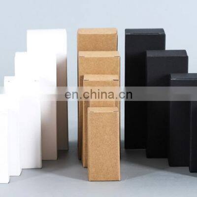 China Supplier Customized LOGO White Card Packing Ivory Board Coated Paper Packaging Box Custom Plain Empty White Card Paper Box photo-3