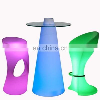 light up tall bar table led light bar cocktail furniture tables and chairs illuminated cocktail table rechargeable led light