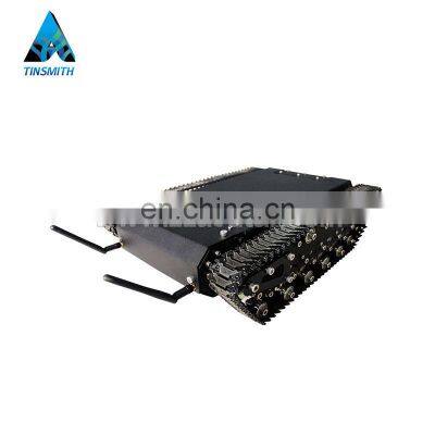 120w*2 Rated Power Metal Track Robot Chassis For Education photo-3
