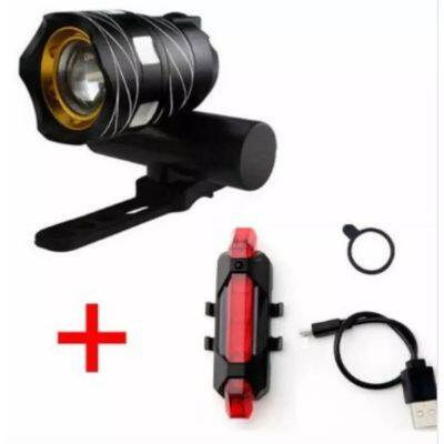 Hot Selling Bicycle Lights Rechargeable USB LED Bicycle Headlights Outdoor Bicycle Lights Cheap photo-4
