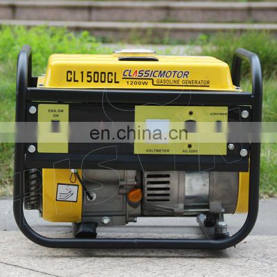 Bison ( China ) 1Kva Generator Price Portable Petrol Gasoline 1Kva Electric Generator