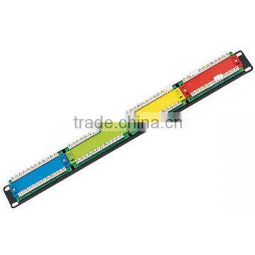 24 Port Cat.5e Color Patch Panel