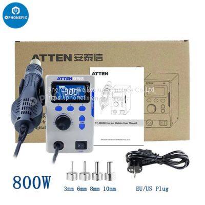 ATTEN ST-8800D 110V/220V Hot Air Gun Digital Display BGA Rework Station photo-2