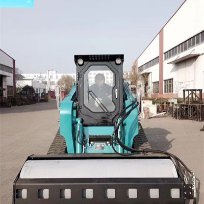 China skid steer compactor attachments road roller for skid loade