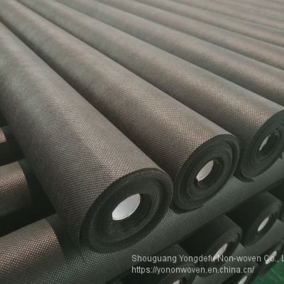 PP spunbond nonwoven anti weed mat Black Film polypropylene material Agriculture landscape fabric Farming weed barrier block