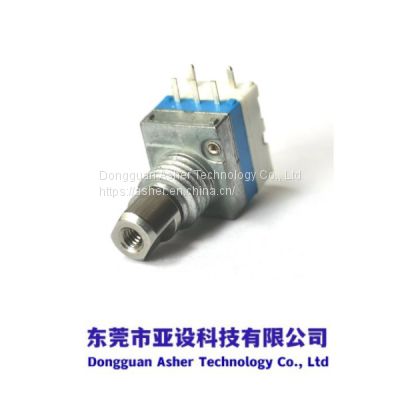 Replace Alps EC08 & LJV RE08 incremental horizontal rotary encoder switch knob with push switch, high reliability, waterproof, and long service life