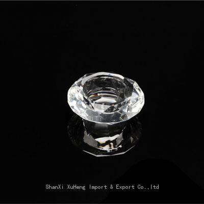 Wholesale Custom Mini Candle Jars Small Glass Tea Light Holder Home Decoration Crystal Candle Holder Glass Jar photo-3