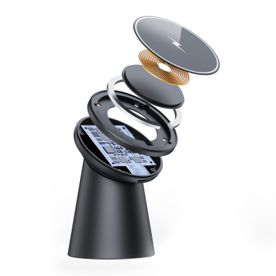 Vertical Switching Magnetic Wireless Charger Mobile Phone Holder Fast Wireless Charging