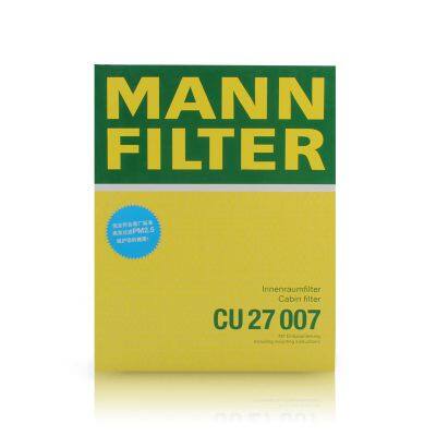 Original Genuine MANN Cabin Filter Car Engine Filter CU27007 97133-2B005 For Beijing Hyundai