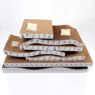 2024 New Arrivals Cat Scratcher Laptop With Fluffy 'Mouse' Interactive Toys Pet Scratching Board photo-5