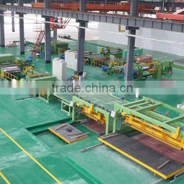 Automatic cut to length line for steel coil