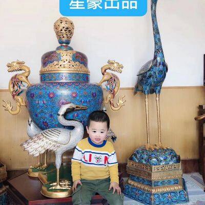 Chinese porcelain cloisonn é handicrafts, handmade ornaments, vases, mythical beasts, furniture decoration