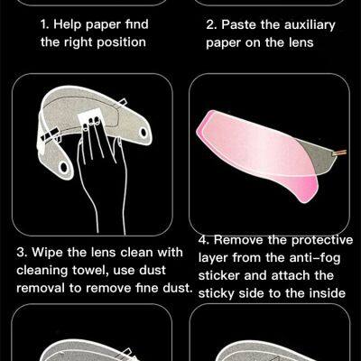 Super Clear Vision Anti Fog Helmet Inner Using Film With UV Protection and OEM Design Pack photo-4