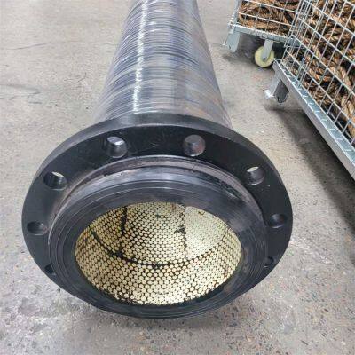 Ceramic Lined Rubber Flectional Hose with Wear and Corrosion Resistance / Ceramic Cylinders Embedded Rubber Hose Tube