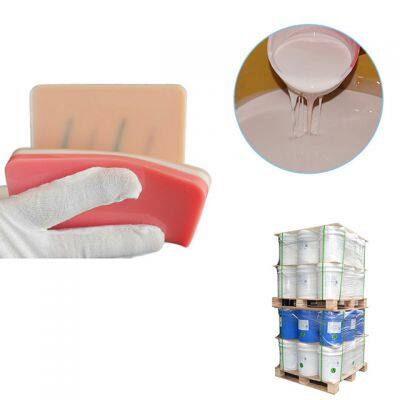 Soft Two Parts Silicone Rubber Elastic and Durable Wound Simulated Surgical Training Kit photo-5