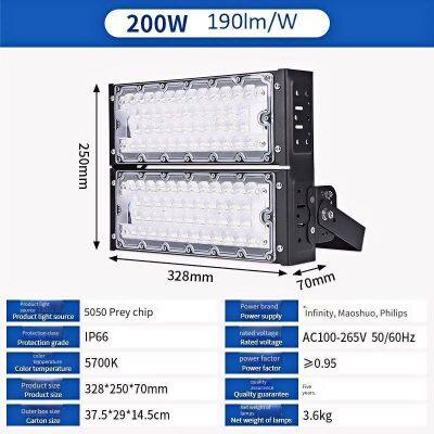 outdoor led tennis court lights, indoor tennis venue lighting, 200w polarized lens anti-glare court lights