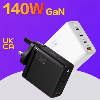 65W GaN USB‑C PD Fast Wall Charger EU Plug Compact Charging Adapter for Travel & Home Use