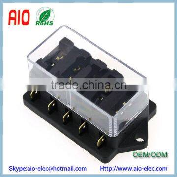 Universal Car Truck Vehicle 12v 5 Way Circuit Automotive Middle-sized Blade Fuse Box Block Holder