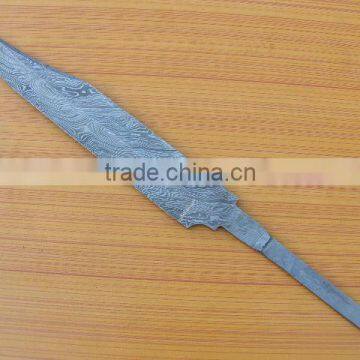 udk b38" custom handmade Damascus Knife blank blade full blank blade