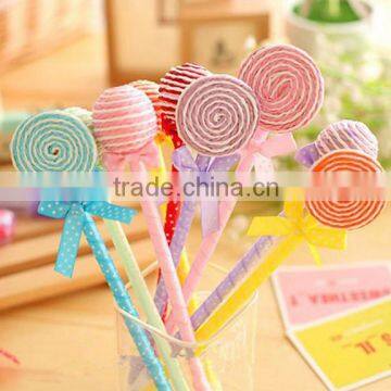 Customized creative gift pen Lollipop ball-point pen Lovely plastic ballpoint pen