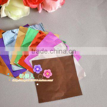 Printed aluminum foil chocolate wrapper paper