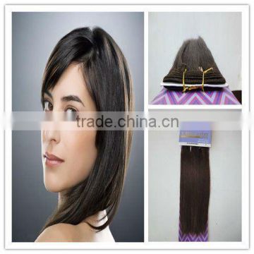 Top Quality 100% Human Hair Yaki Weaving12''