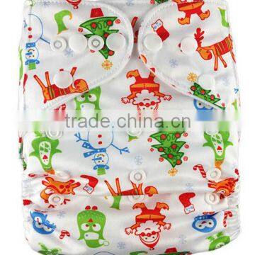 China Cutey Printed One Size Fits All Natural Cloth Diaper photo-6