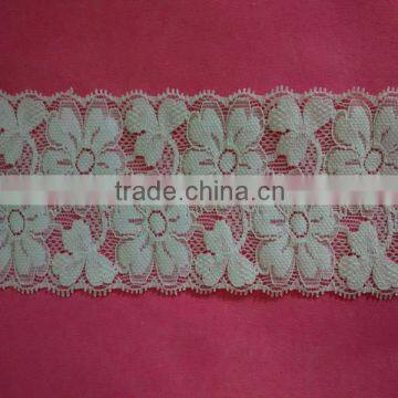 scallop wave side elastic lace trimming narrow small lace