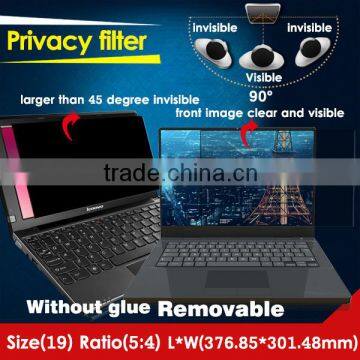 Privacy screen protector filter for laptop 19 inch 5:4