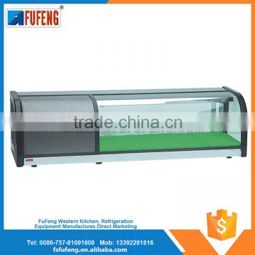 wholesale china factory sushi display cooler/sushi showcase