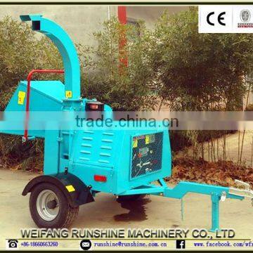 CE certificate DWC-22 diesel powered wood shredder