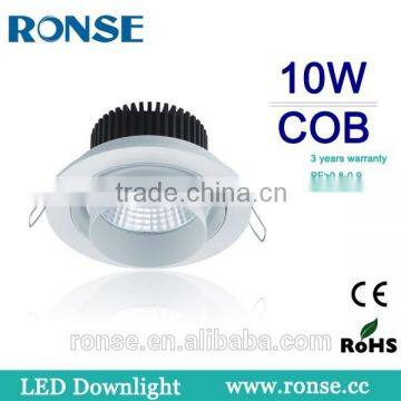 Ronse 10W aluminum led cob ceiling lamp factory price ce rohs(RS-2025(B))