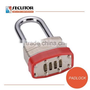 Laminated Steel Letter Combination Padlock Candado Supplier