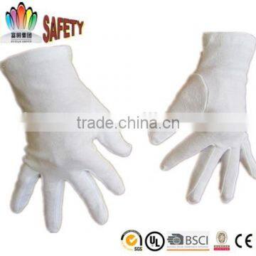 FTSAFETY 5008 cheap white 100% cotton etiquette inspector gloves of alibaba manufacturer