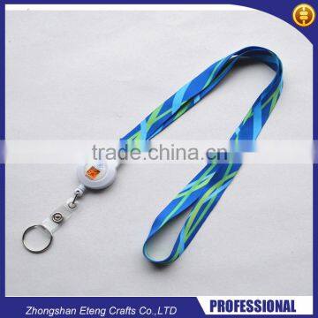 Innovative Customie made neck key lanyard with badge reel holders