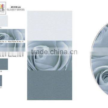 Rose Designed Wall Tiles