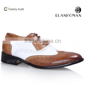 Hot sale fashion man dress shoe brogues shoes handmade leather shoes