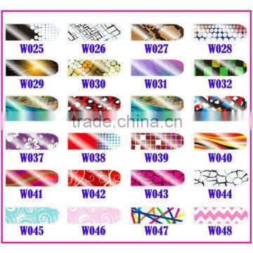 www.auparisnailart.com;Hot Nail Decoration;Nail art; Nail Foil/Patch W025--W048