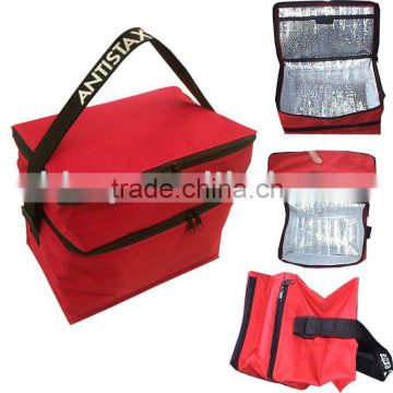 Two Layer Cooler Bag,two layer lunch bag