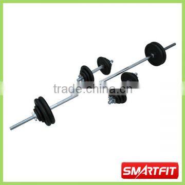 50 kg high quality adjustable dumbbell and barbell Set fitness gym equipment