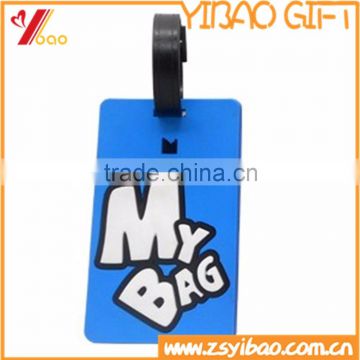 Custom luggage tag soft pvc luggage tag wholesale, name tag for travel